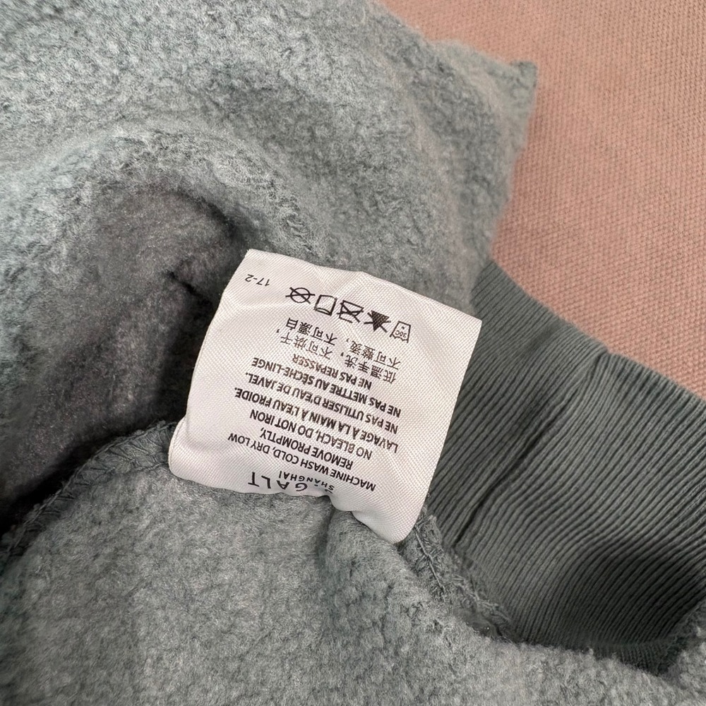 J. Galt Sweatshirt Mens OS Green Yosemite Sierra Nevada Bear Graphic Pullover - Picture 8 of 10